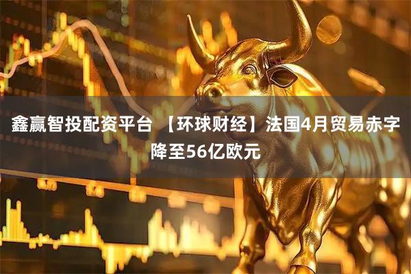 鑫赢智投配资平台 【环球财经】法国4月贸易赤字降至56亿欧元